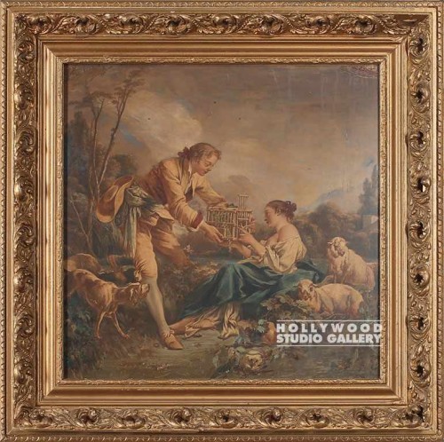 28x27 Romantic Garden Gold Ornate