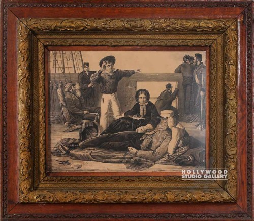 27x31 Nautical Engrav. Captain Orn