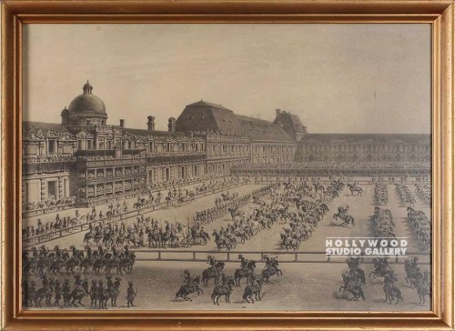 23x33 ANTIQUE ETCHING PALACE GOLD