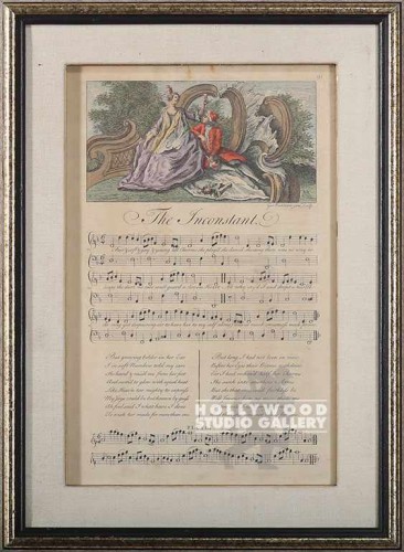 18x13 FRAMED SHEET MUSIC
