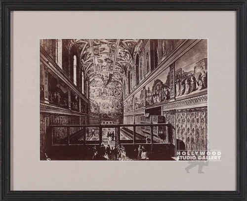 12x14 ANTIQUE RELIGIOUS ETCH. BLCK