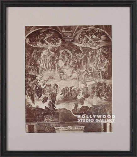 15x13 ANTIQUE RELIGIOUS ETCH. BLCK