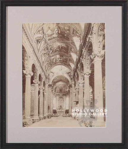 15x13 ANTIQUE RELIGIOUS ETCH. BLCK