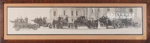 12x42 Vintage Men Cars Photo Brown