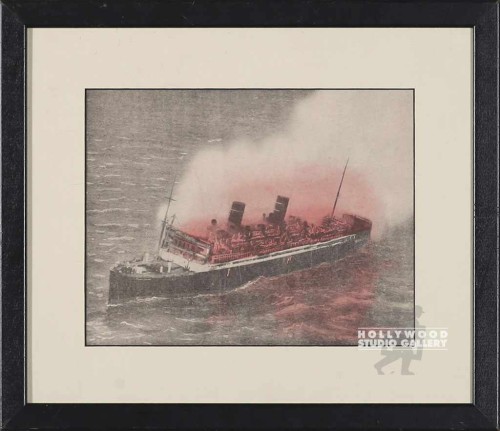 12x14 S.S. MORRO CASTLE SHIP FIRE