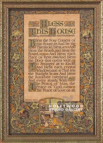 13x9 RELIGIOUS BLESS THIS HOUSE 