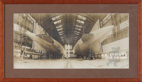 12x21 Vintage Zeppelins in Hanger