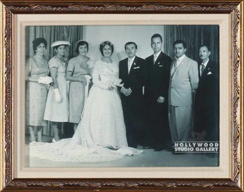 8X10 B W LATINO WEDDING PHOTO
