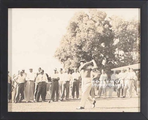 9x11Vintage Golf Photograph Blck Fr