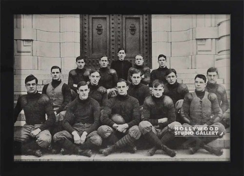 7X10 B W VINT FOOTBALL TEAM