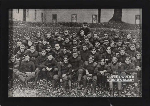 7X10 B W VINT FOOTBALL TEAM