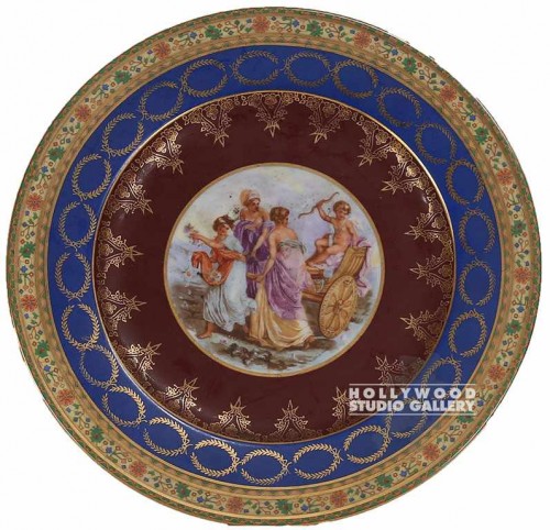 11" VINTAGE PLATE/Gold