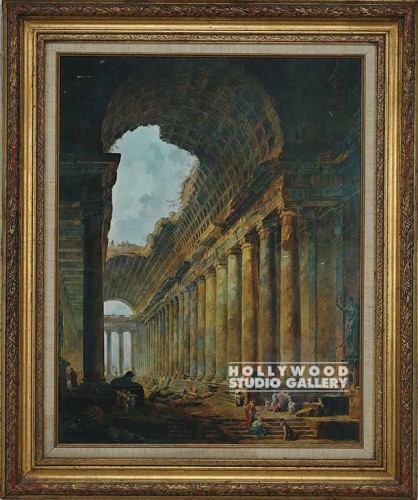 35x29 Roman Ruins/Gold Frame