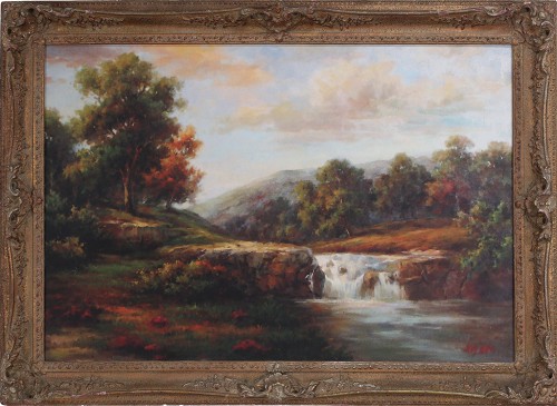 32x44 Trad. Streamscape/Ornate