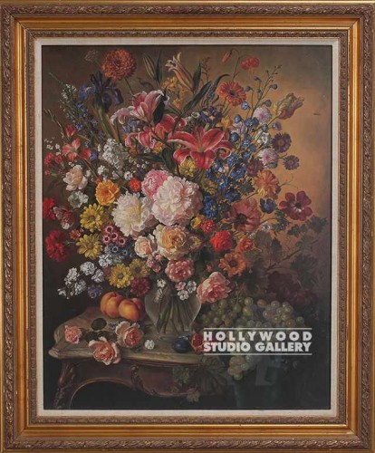 37x31 Perker Dark Floral