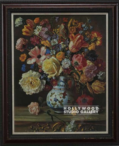 37x31 Perker Dark Floral