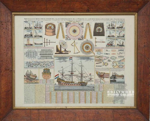 30x35 Nautical Print/Instruments