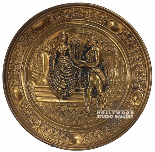 14" DIA BRASS PLATE