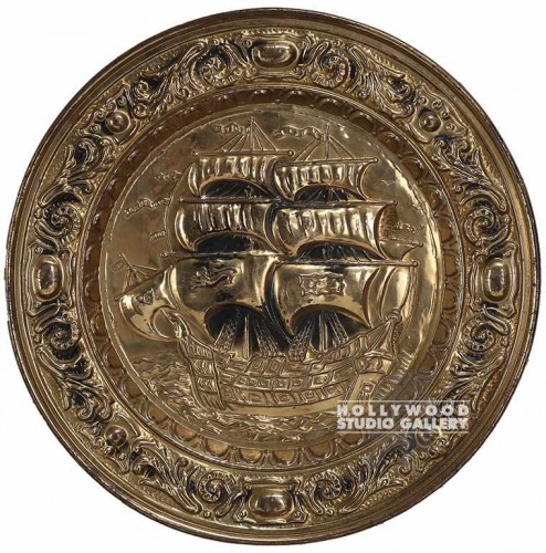 18" DIA/SHIP Brass Plate