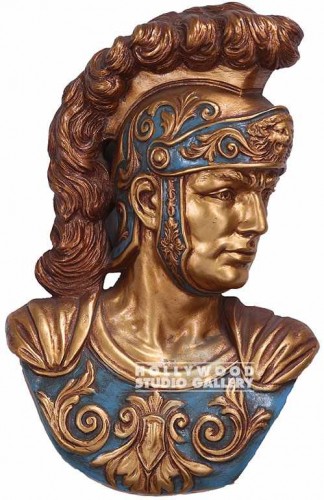 22x16 PLASTER HALF BUST OF WARRIOR
