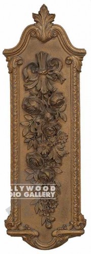 41x12" Fruit Plaque-Plastic/Gold