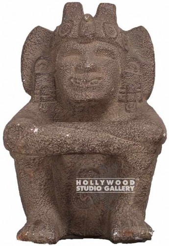 15 STONE AZTEC GOD STATUE