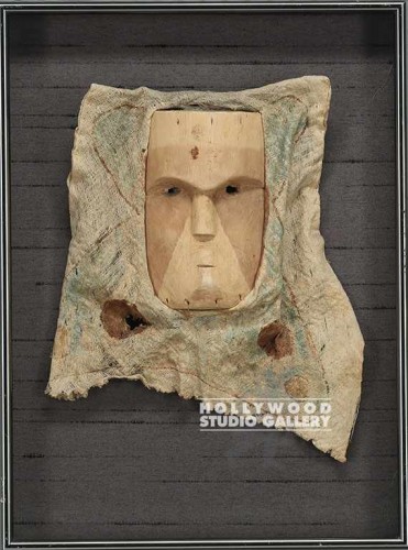 24x18 AFRICAN MASK/METAL FRAME