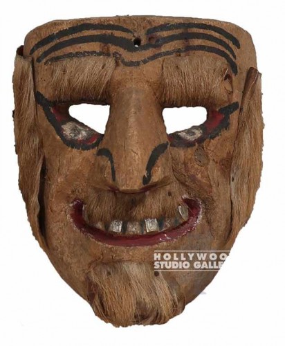 Wooden Scary Mask