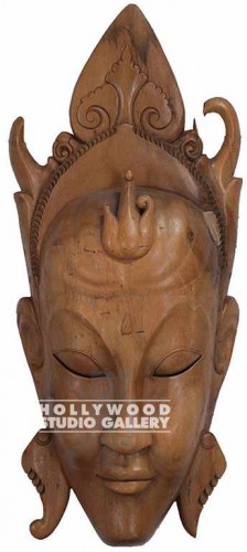 11x6 Wooden Mask w/Snake
