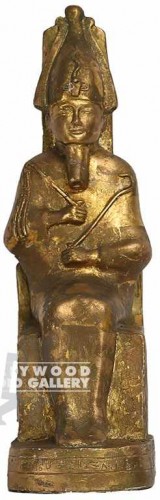 14" Gold Egyptian Sculpture