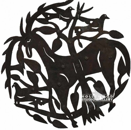 24" Metal Cut-Out Sculpture