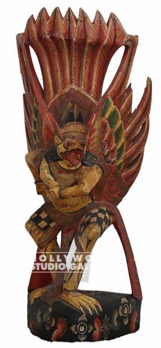 17X7 WOOD CARVING STATUE