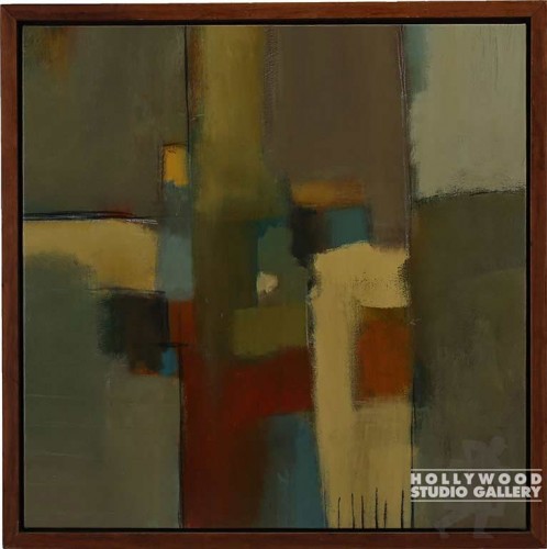 32X32 BAINES GRN.DRAB ABST CNVS/WD