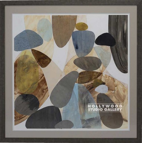 43X43 HIROMOTO RIVER ROCKS/GRAY WD