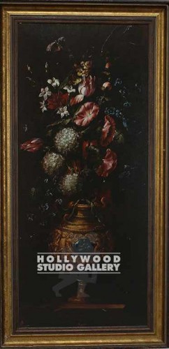 41x21 Dark Floral/Framed