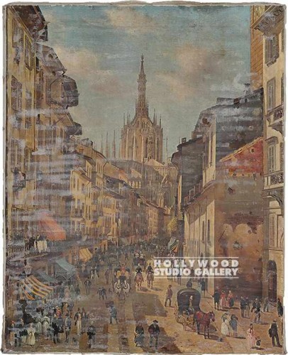20x16 TOWN SQUARE UNFRAMED CANVAS