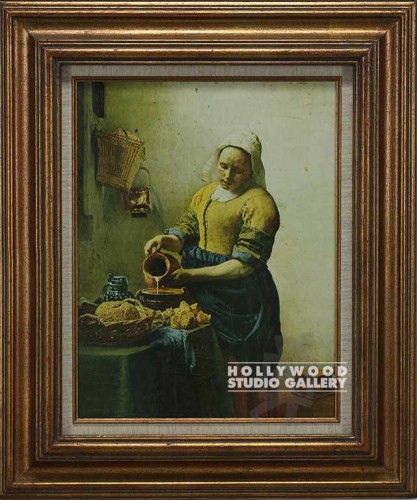 25x21 Vermeer Girl w/Jug