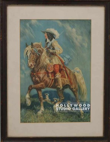 22x17 Musketeer On Brown Horse