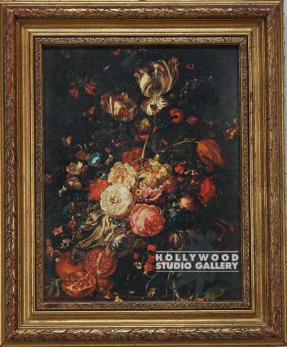 24x20 Dark Floral/Gold Ornate Frame
