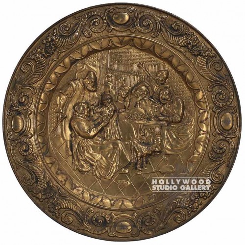 29`dia Large Brass Plate peole