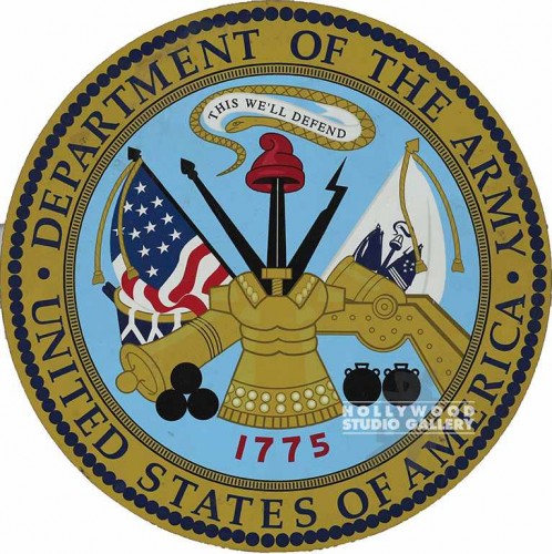 12" DIAMETER DEPT. OF ARMY SEAL
