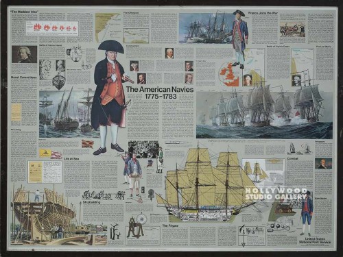 29X39AMERICAN NAVIES 1775-1783 PSTR