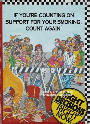 25X18 RIGHT DECISIONS SMOKING PSTR