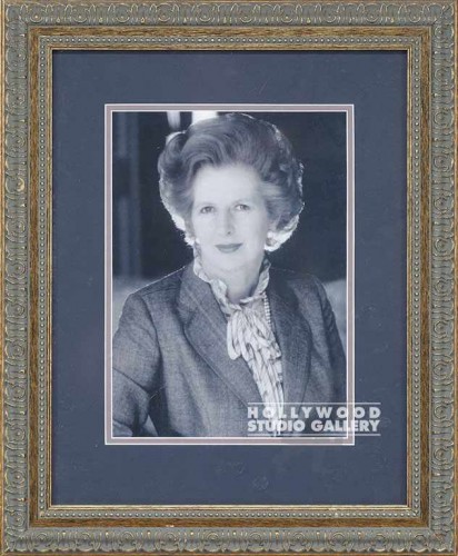 17X14 B/W MARGARET THATCHER/GOLD
