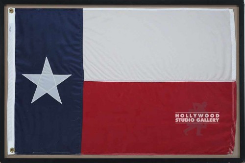 27X41 FRAMED TEXAS FLAG/BLCK FRM