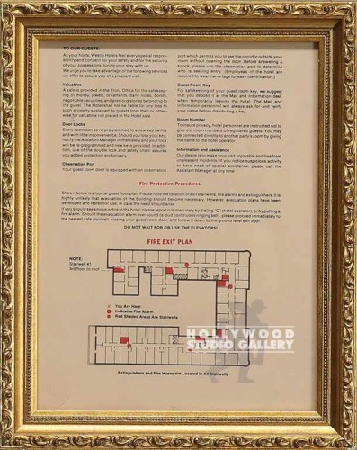 10X13 HOTEL CHECK OUT POLICY