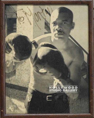 9X12 SEPIA B. DAVIS BOXER/BRWN FRM