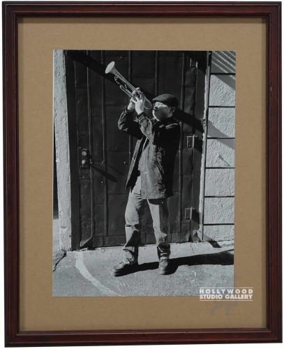 22X18 B/W JJ JAZZ TRUMPET/BRWN FRM