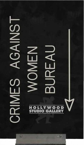 14x9 CRIMES AGAINST WOMEN SIGN