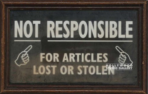 8X12 NOT RESPONSIBLE FOR ARTICLES..